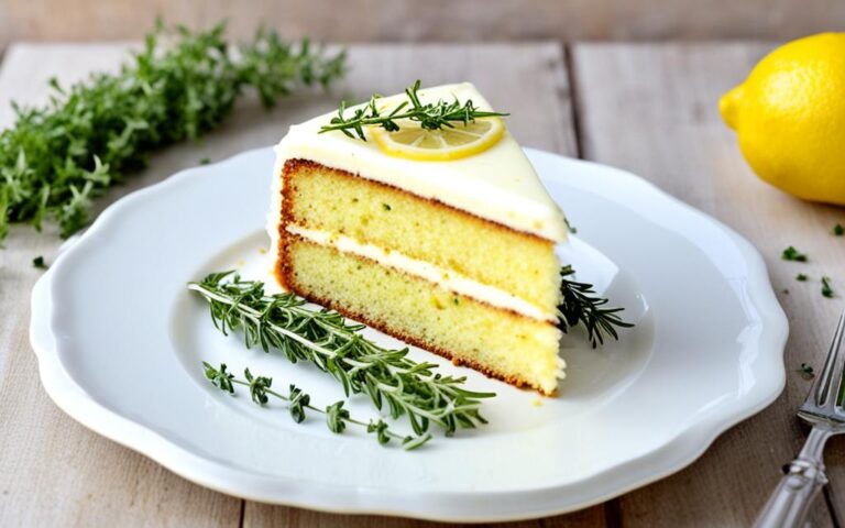 Lemon and Thyme Cake: Infusing Herbal Flavors into Your Baking