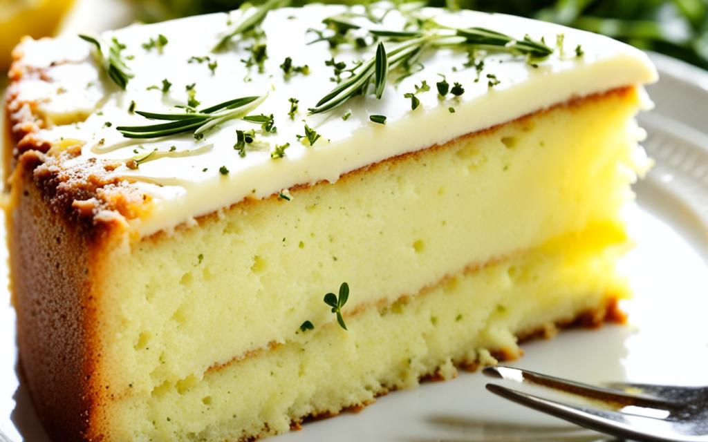 lemon and thyme cake flavor