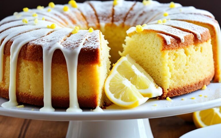 Luscious Lemon Cake Drizzled with Homemade Lemon Syrup