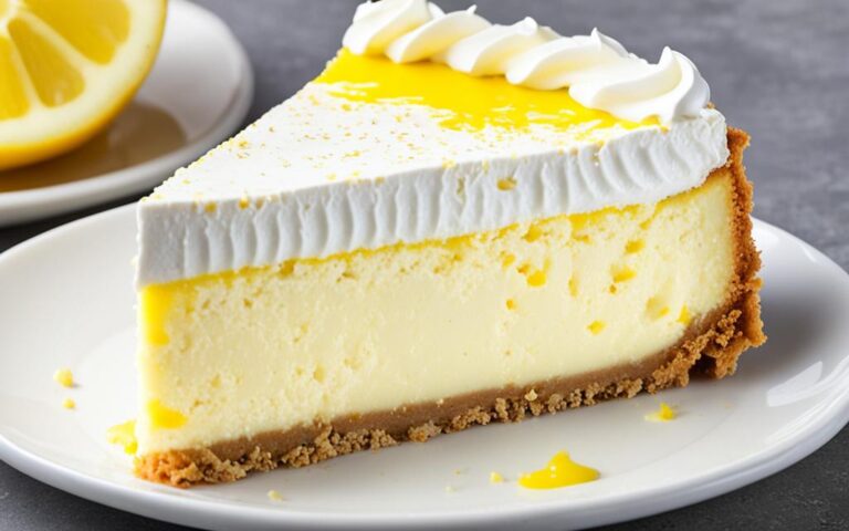 Zesty Perfection: Lemon Cheesecake with Sour Cream Recipe