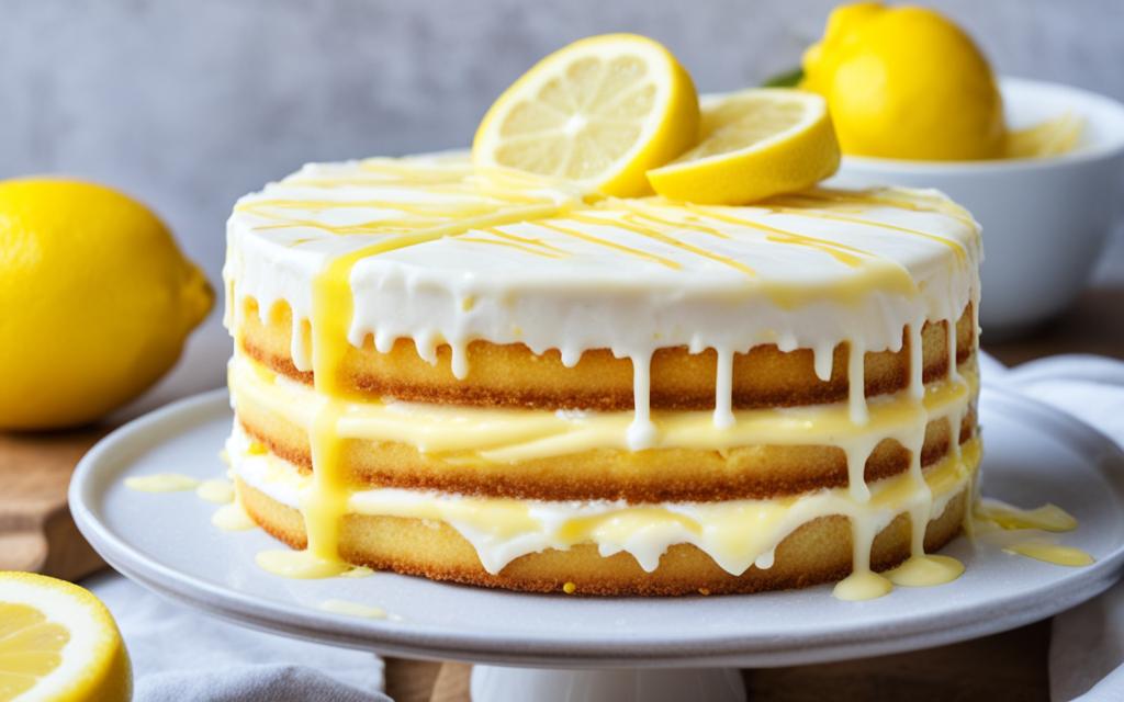 lemon drizzle sandwich cake