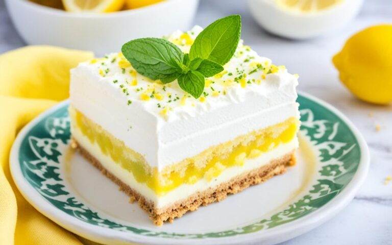 No-Bake Delight: Easy Lemon Fridge Cake Recipe