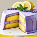 lemon half moon cake