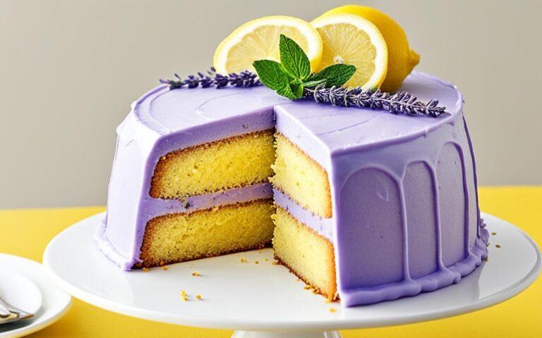 Unique Lemon Half Moon Cake for Celebratory Occasions