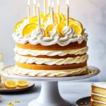 lemon meringue birthday cake