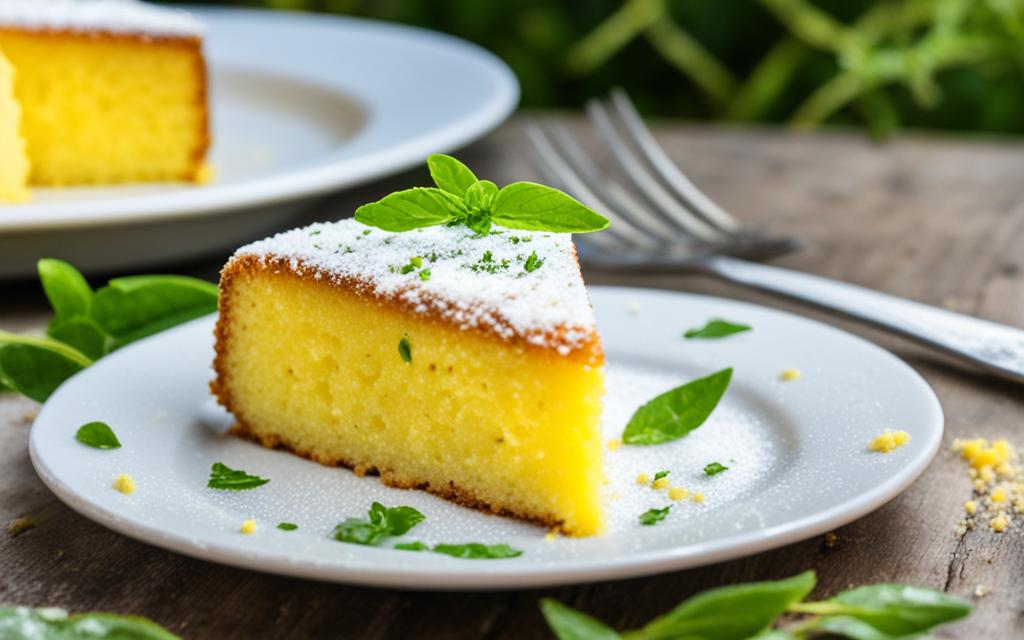 lemon polenta cake vegan