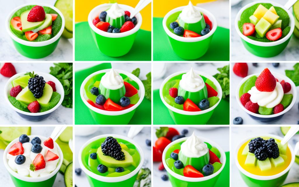 lime green jello salad variations