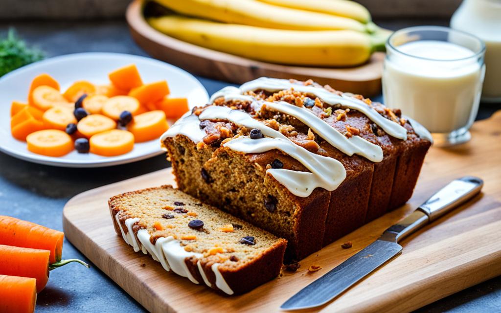 make healthy carrot cake banana bread