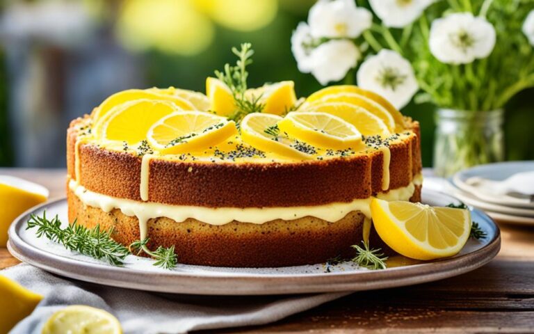 Mary Berry’s Lemon and Poppy Seed Cake: Crunchy, Sweet Perfection