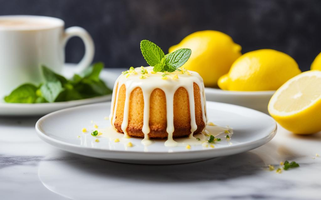 mini lemon drizzle cakes