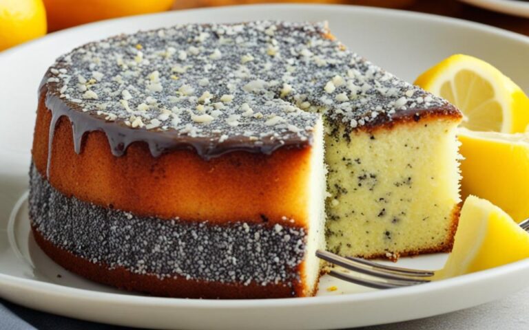 Poppy Seed Lemon Drizzle Cake: A Recipe Full of Texture and Taste