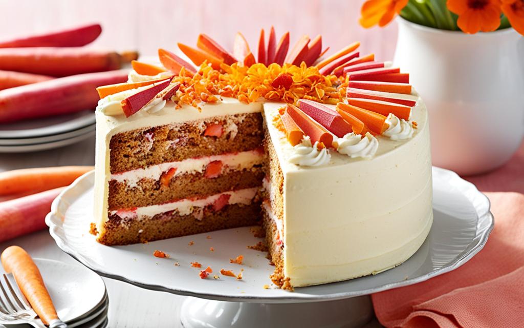 rhubarb carrot cake