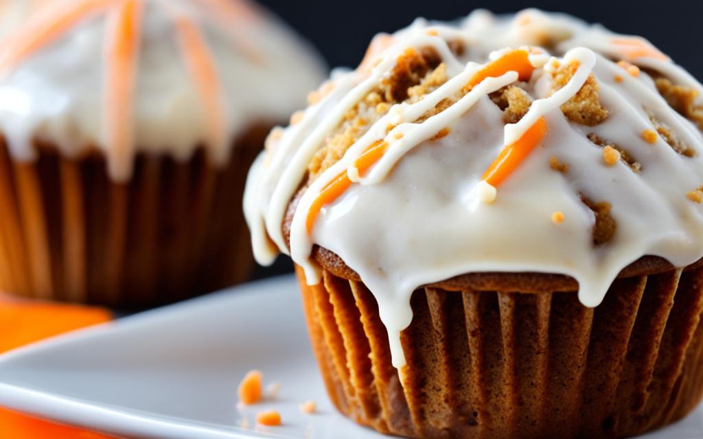spiced carrot cake muffins