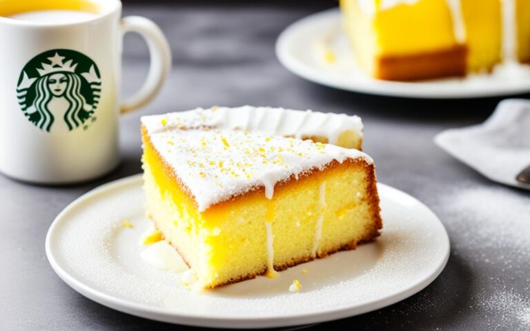 Is Starbucks Lemon Drizzle Cake Worth the Hype?