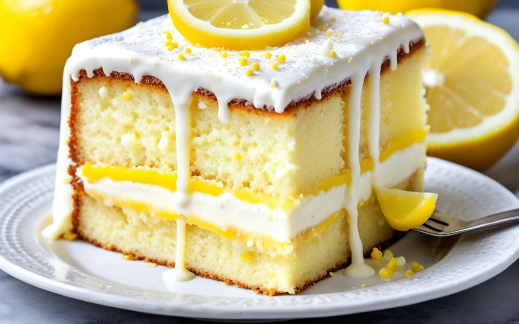 triple lemon cake image