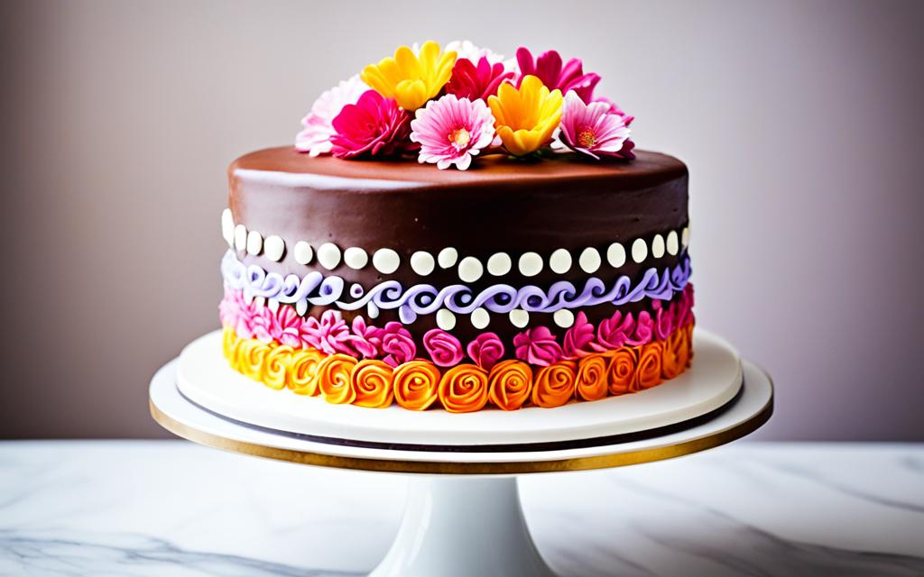 two-tier celebration cake