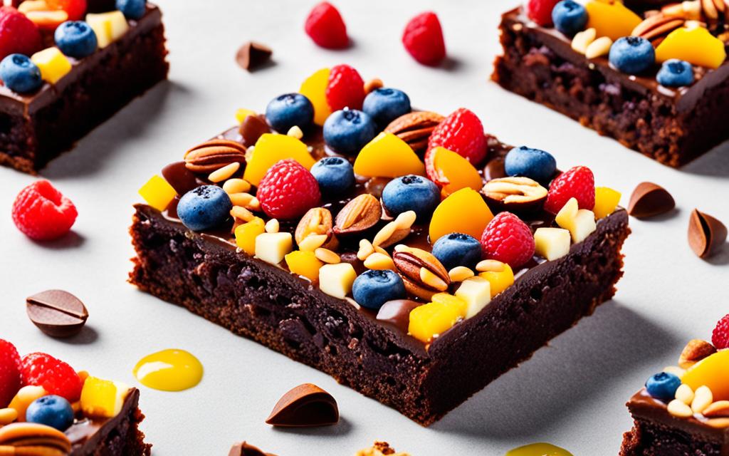 variations and additions to bloomin brilliant brownies