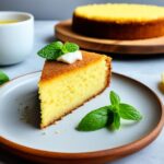 vegan lemon polenta cake