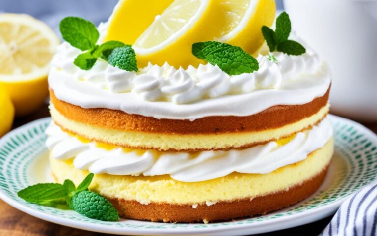 Refreshing Twist: Lemon Victoria Sponge Cake Recipe