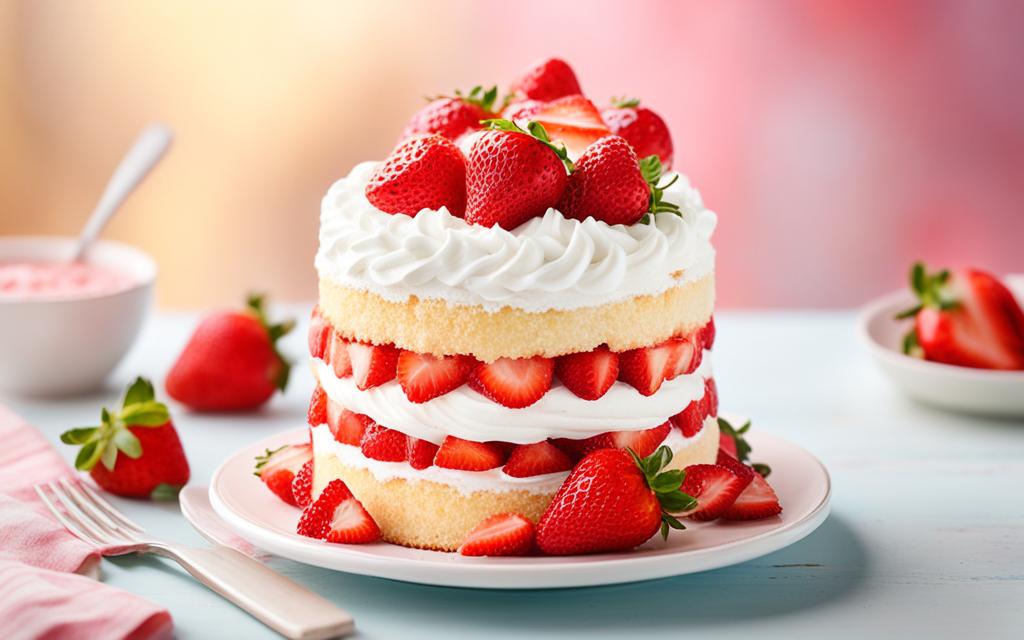 Angel Cake Meets Strawberry Shortcake: A Heavenly Dessert