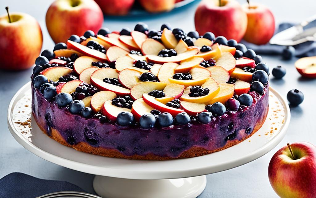 Apple Blueberry Cake