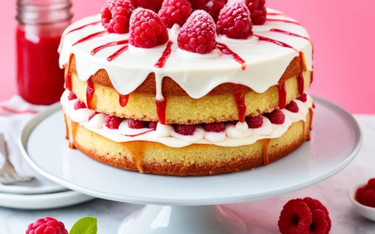 Vibrant Apple Raspberry Cake: A Burst of Berry Goodness