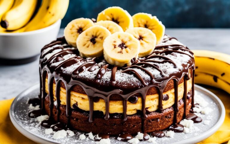 Simple and Easy Banana Chocolate Cake for Quick Desserts