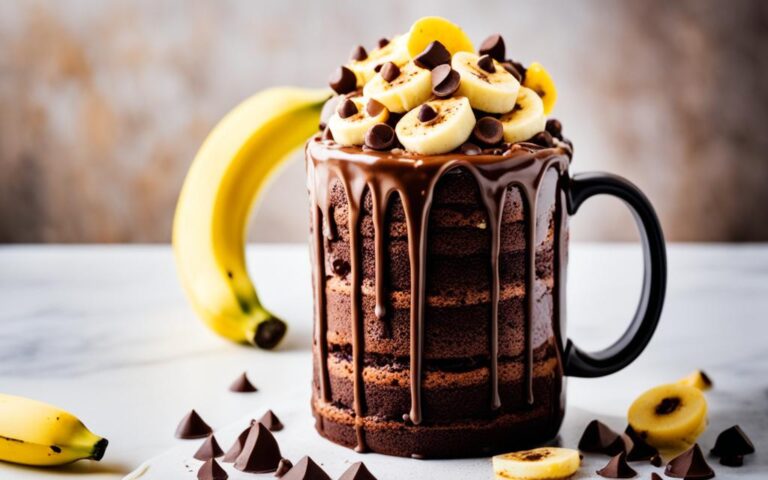 Instant Satisfaction: Banana Chocolate Mug Cake Recipe