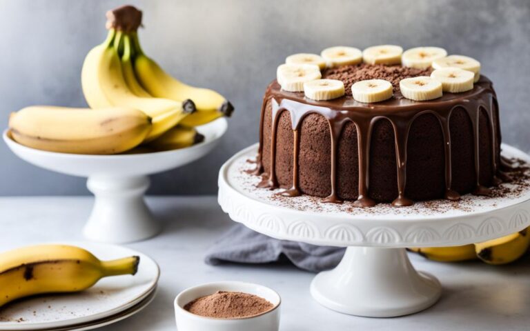 Rich Banana Cocoa Cake for Dessert Lovers
