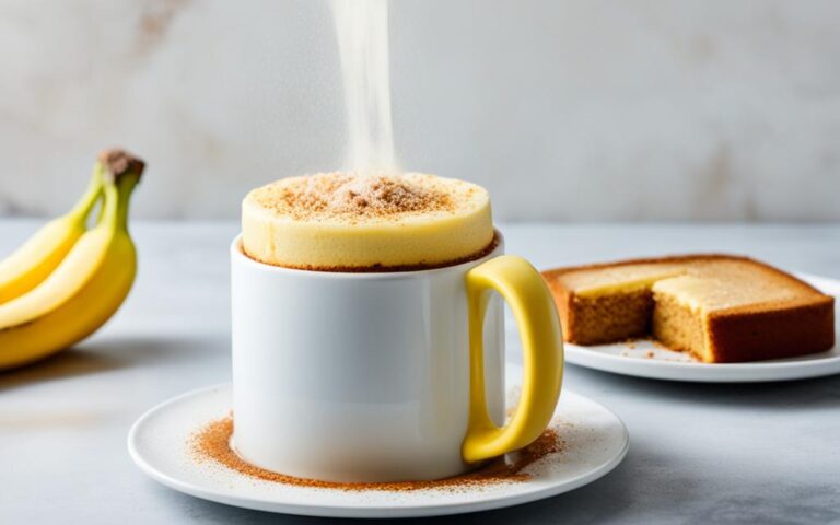 Quick No-Egg Banana Mug Cake for Vegans