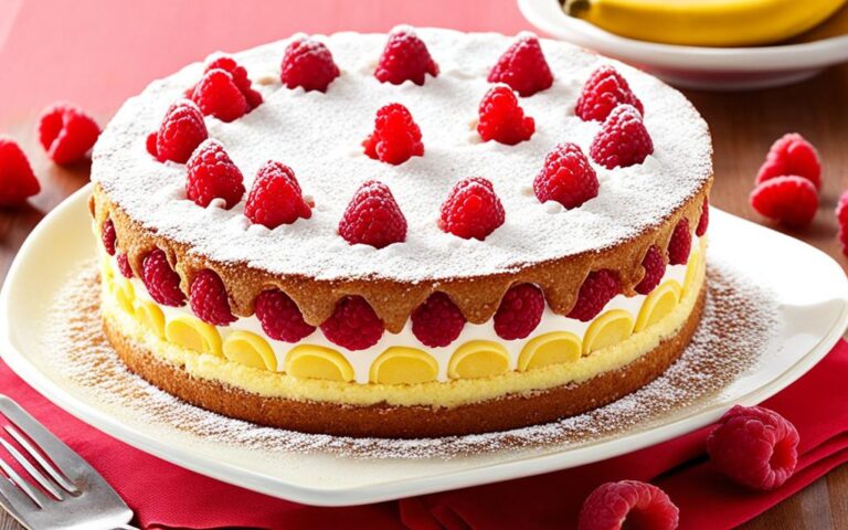 Vibrant Banana and Raspberry Cake for Berry Lovers