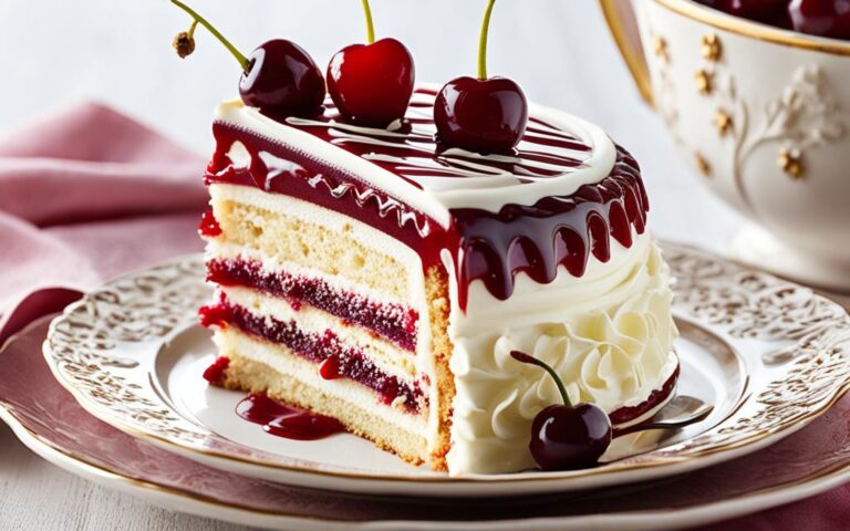 Exquisite Cherry Marzipan Cake for Special Occasions