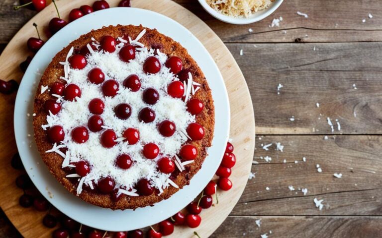 Cherry and Coconut Cake Recipe: A Fruity Delight