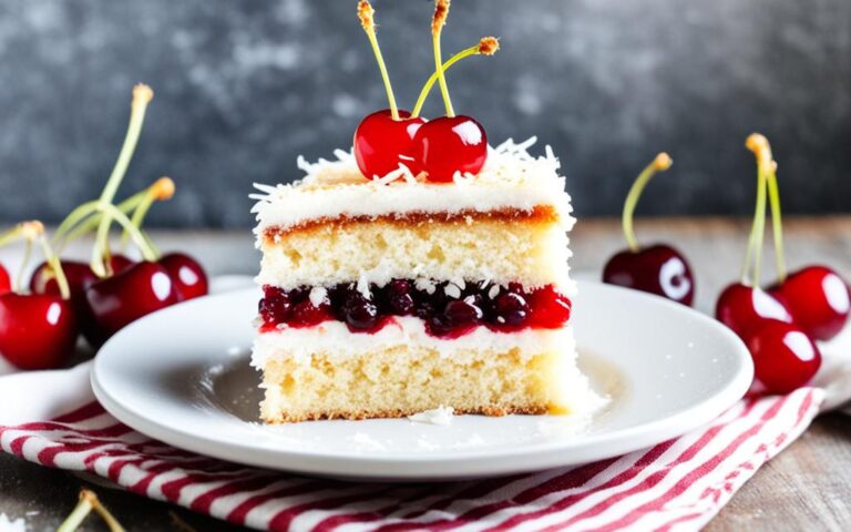 Tropical Cherry and Coconut Cake Recipe for Summer Days