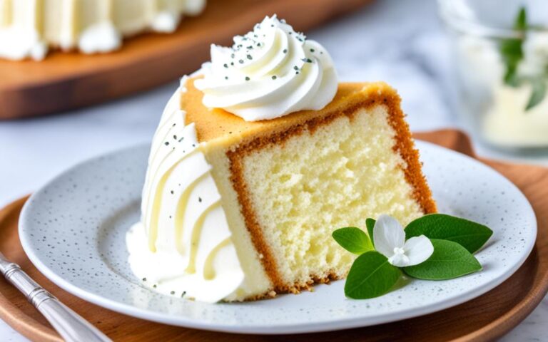 Light and Fluffy Chiffon Cake with a Vanilla Twist