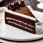 Chocolate Cake with Vanilla Icing