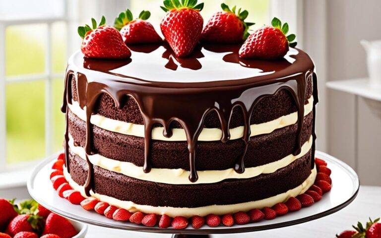 Decadent Chocolate Covered Strawberry Cake for Special Events