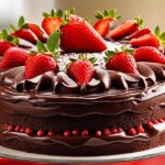 Chocolate with Strawberry Cake