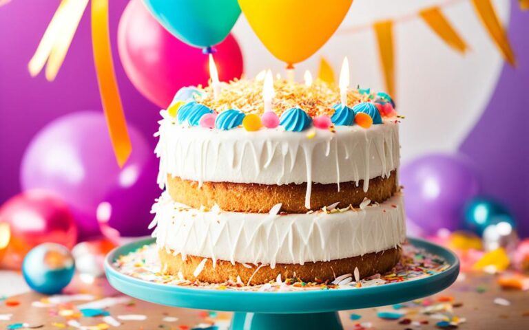 Celebratory Coconut Birthday Cake: Make Your Day Special