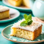 Coconut Jam Sponge Cake