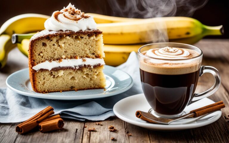 Energizing Coffee and Banana Cake: A Morning Treat