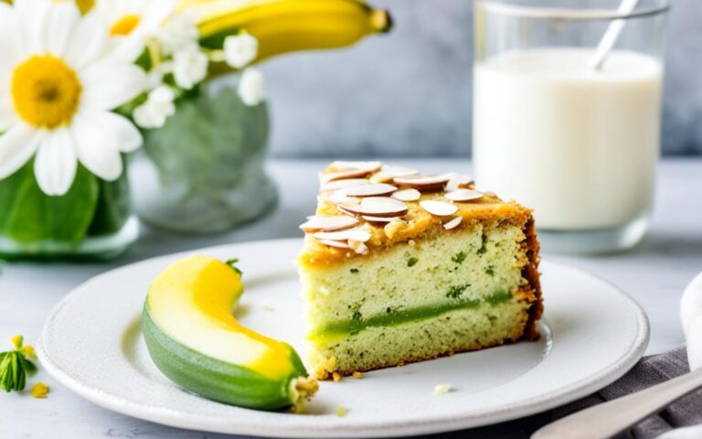 Light and Moist Courgette and Banana Cake for a Healthy Option