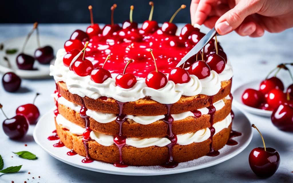 Easy Cherry Cake with Cake Mix