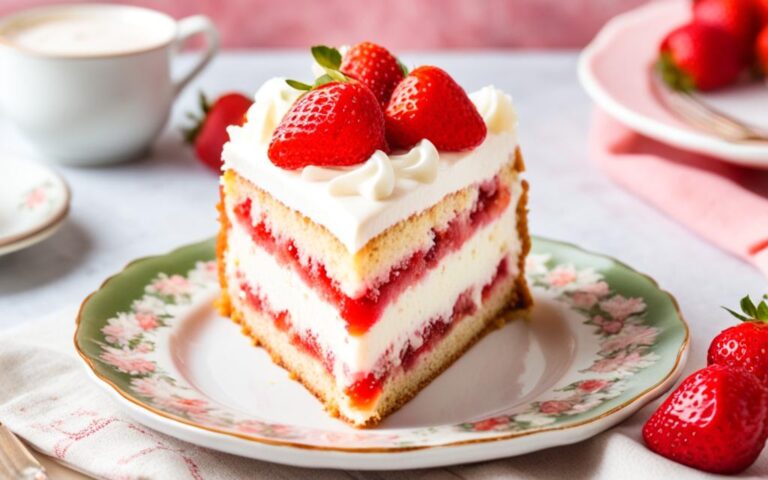 Sumptuous Fresh Cream Strawberry Cake Recipe