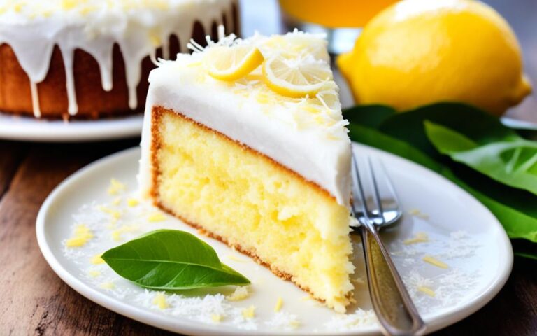 Lemon and Coconut Cake: A UK Favorite for All Seasons