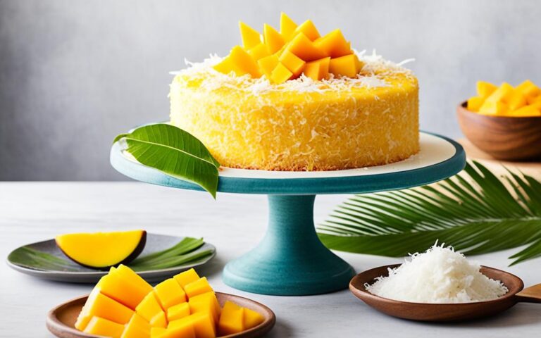 Exotic Mango and Coconut Cake for a Tropical Escape
