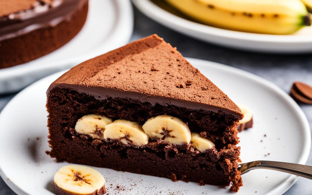 Moist and delicious Chocolate Banana Cake