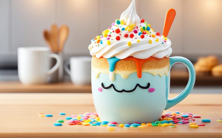 Egg-Free Vanilla Mug Cake for Quick Dessert