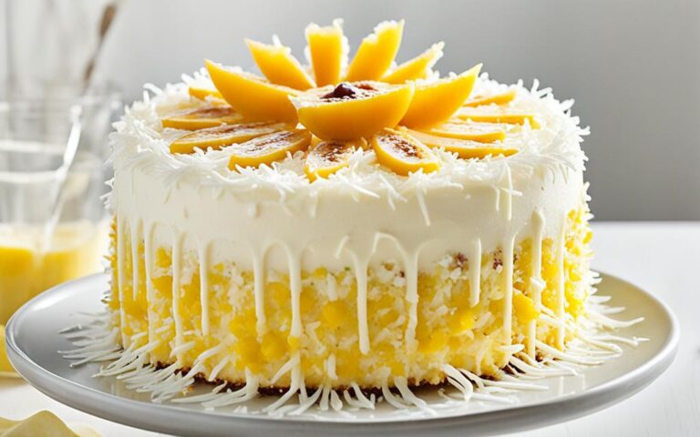 Exotic Passion Fruit and Coconut Cake for a Unique Flavor