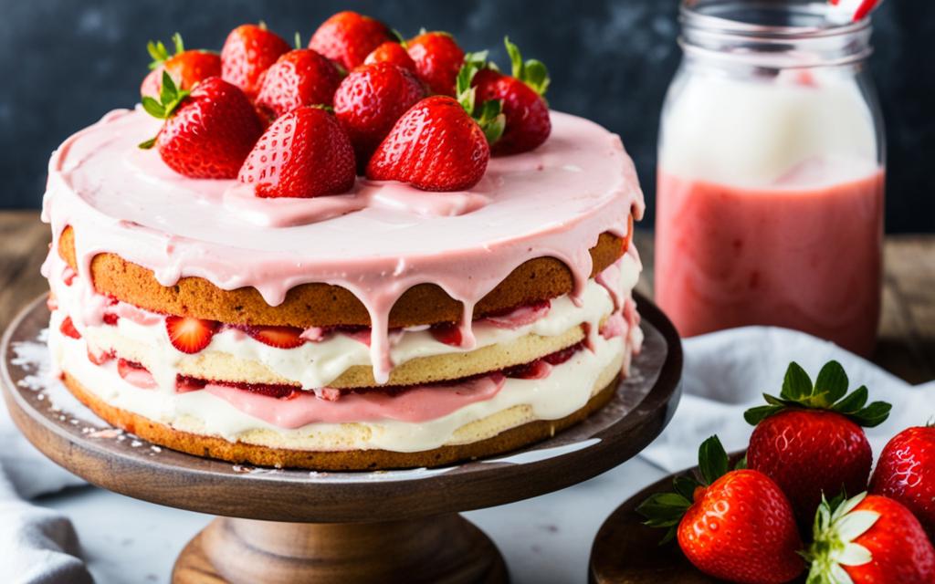 Recipe Strawberry Cream Cake